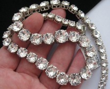 Crystal Necklace in Platinum