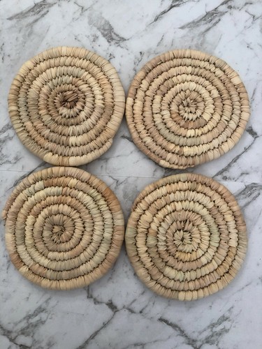 Raffia tischsets untersetzer - , tischsets/untersetzer