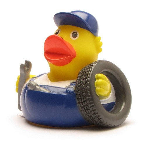 Badeente auto mechaniker - badeente, auto-mechaniker