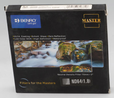Benro Master Serie ND 64 (1.8)  6-STOP Neutral Density ND Flächenfilter 75x75x2
