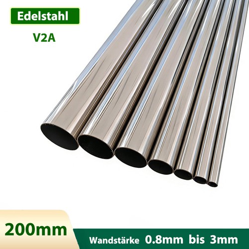 200mm edelstahl v2a rohr - 200mm,