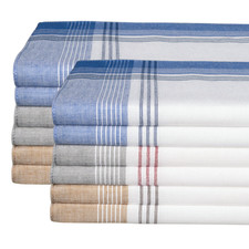 12 Taschentücher Herren Stoff