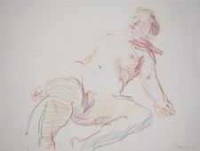 Oskar KOKOSCHKA: Liegendes Akt