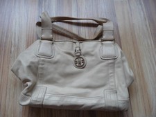 Jette Joop Damen Schulter/ Handtasche Leder Beige