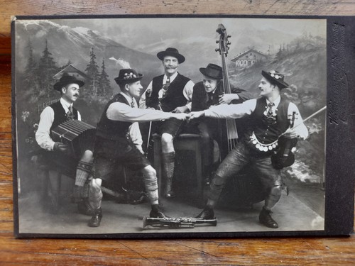 Altes foto bayern musiker in - altes,