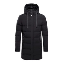 Herren Winterjacke Kapuze Warm