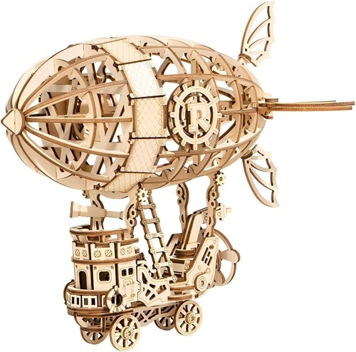 Holz puzzle zeppelin - d,