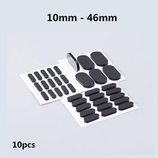 10x ovale gummi - ovale, gummi-fußpad