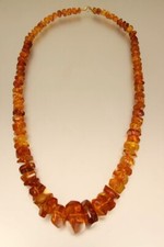 Riesige Natur Bernstein Kette