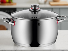WMF Quality One Fleischtopf Deckel Ø 24 cm/ 6,80 L Edelstahl Kochtopf Induktion