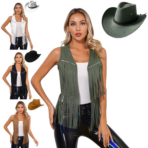 Cowboy weste mit fransen - cowboy, und