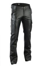 AW-720 Cargo Lederhose nappaleder,Cargohose Leder Hose,leather trousers cuir