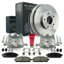 Bremssättel Bremsscheiben Bremsbeläge Satz vorne für Nissan X-Trail T30 4x4