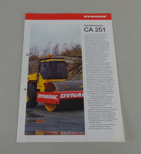 Prospekt broschüre dynapac - broschüre,