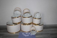Lampenschirm Weiß Gold