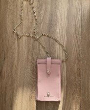 Michael Kors Handytasche mit Kette, rosa, Leder, NEU
