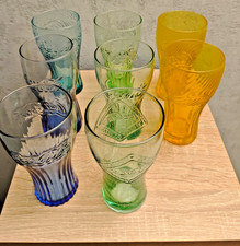 8 Stück Mc Donalds Limitierte Edition Coca-Cola Gläser verschiedene Jahrgänge