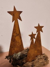 3er SET Edelrost Weihnachten