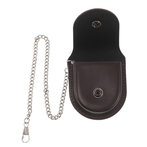 Vintage-Taschenuhr-Lederetui