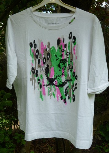 Marc cain shirt weiß - t-shirt,weiß, mit
