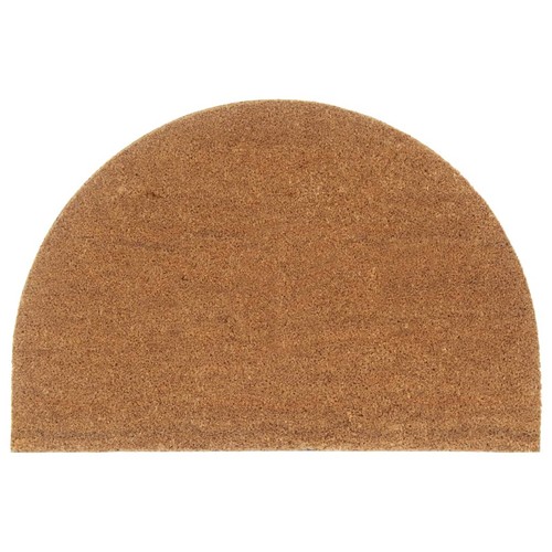 Fußmatte natur halbrund 60x90 - natur,