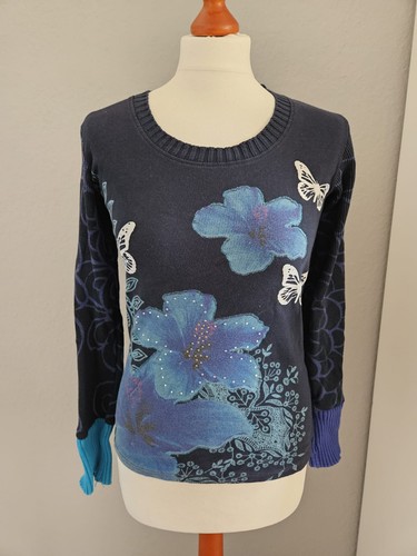 Desigual pullover blau - pullover,