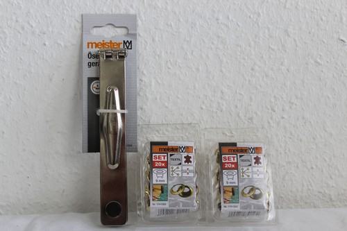 Set ösenzange mit ösen - Ösenzange,