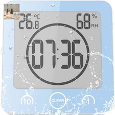 Digitale Badezimmeruhr LCD