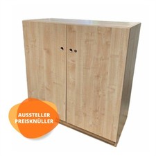 BISLEY Pren Flügeltürenschrank Holz • 1.000 mm Breit inkl. 2 Fachböden für 2½ OH