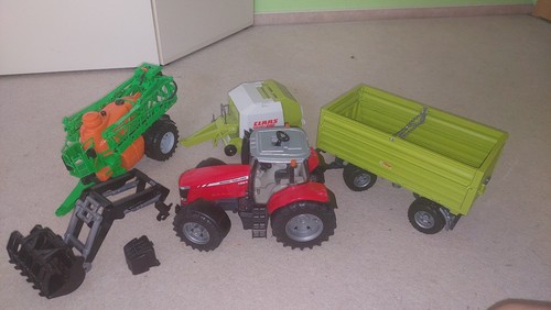 Bruder sammelpacket tracktor - sammelpacket:,