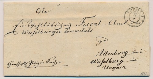 österreich 1842 brief - Österreich,