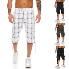 Herren 3/4 Bermuda Cargo Capri-Hose kurze Hose knielang Herren-Shorts Gr M-6XL