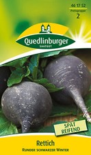 Rettich Runder schwarzer Samen