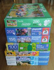 Ravensburger etc. Puzzle Sammlung Playmobil Disney Tiere etc. 100 150 200 Teile