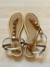 Esprit Zehentrenner Cognac Gr. 37 Sandalen