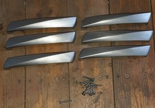 Küchenmöbelgriffe aus EDELSTAHL MATT SATINIERT, 16 Cm Lochabstand