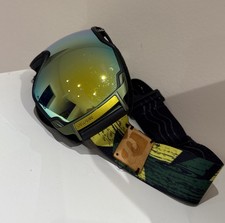 Coole Salomon X Tend Schnee Ski Snowboard Brille gelb grün - One Size