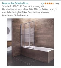 Schulte Duschabtrennung, Badewannenaufsatz