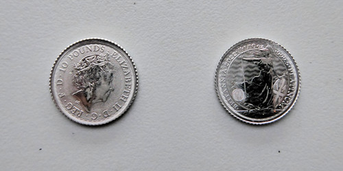 Platin unze britannia - platin, 1/10