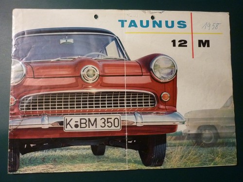 Neuwagenprospekt ford taunus - neuwagenprospekt,
