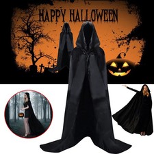 Umhang mit Kapuze Halloween Umhang Vampir Umhang Erwachsene Cosplay Cape Kostüm