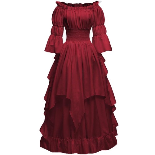 Damen gothic hexen kleid - gothic,
