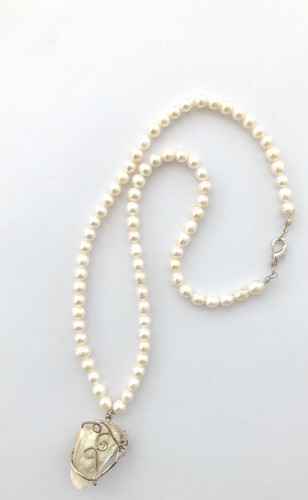 Vintage barock perlenkette - vintage, mit