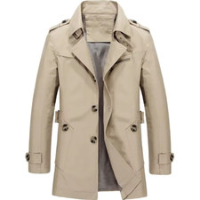 HABO Trenchcoat Herren Beige