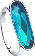 Ring mit Kristalle von Swarovski Sterlingsilber 925  Neu Eliteschmuck