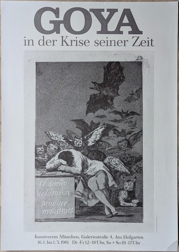 Poster plakat goya in der - plakat,