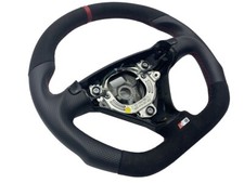 Tuning Lenkrad Lederlenkrad Alcantara AUDI A6 S6 4B C5 TipTronic ABGEFLACHT