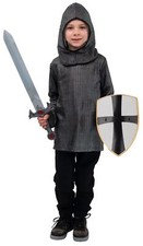 Kettenhemd mit haube - mit, krieger