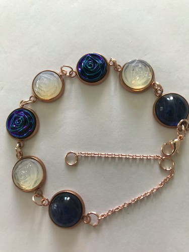 Armband vintage glas - armband, neu