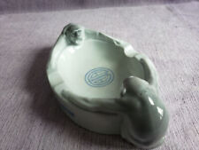 Antik Werbe Aschenbecher Jasmatzi Pteo Zigaretten um 1925 Ascher 2 Affen Figur